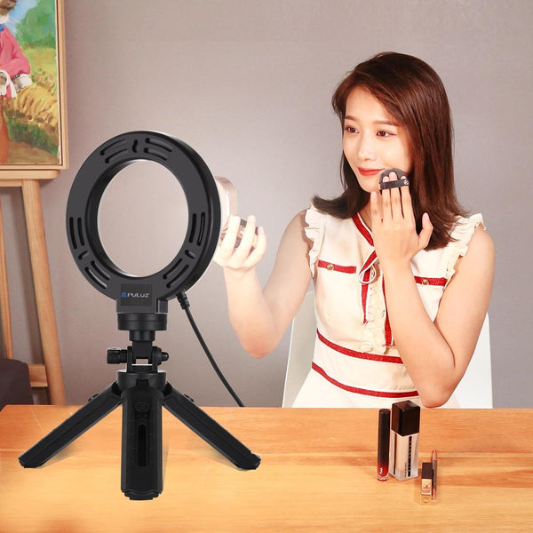 6.2 Inch Led Ring Light With Usb Three Modes Dimmable Vlogging Photography Mount Selfie Lights