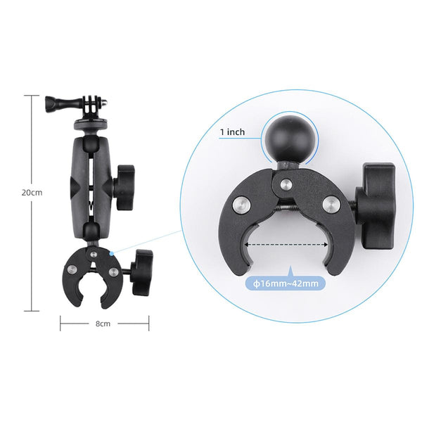 360 Degree Action Camera Clamp Holder Extended Version For Audio Video Use Other Camera & Photo Accs