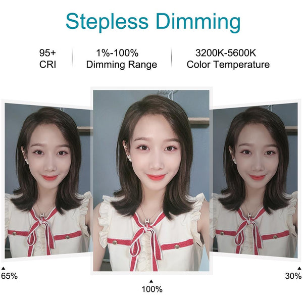 10.2 Ring Light With Tripod Usb 3 Modes Dual Colour Diffuse Phone Clamp Remote Black Other Lighting & Studio