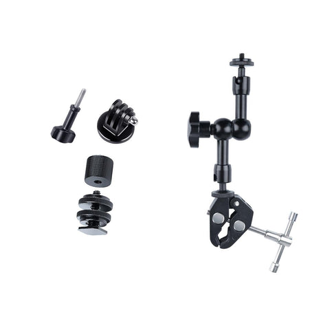 7 Articulating Magic Arm With Friction And Large Claws Clips Black For Audio Video Other Camera & Photo Accs