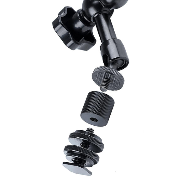 7 Articulating Magic Arm With Friction And Large Claws Clips Black For Audio Video Other Camera & Photo Accs