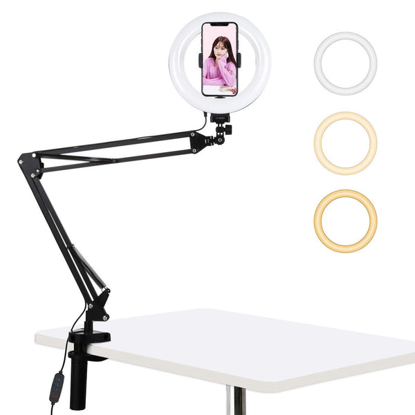 7.9 Inch Ring Light With Usb Three Modes Dual Colour Phone Clamp For Video And Photography Other Lighting & Studio