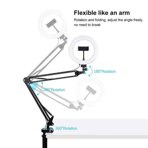 7.9 Inch Ring Light With Usb Three Modes Dual Colour Phone Clamp For Video And Photography Other Lighting & Studio