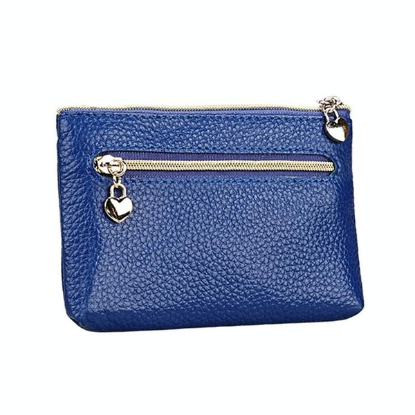 Spacious Litchi Texture Rfid Hand Wallet In Blue For Fashion Accessories Travel Wallets