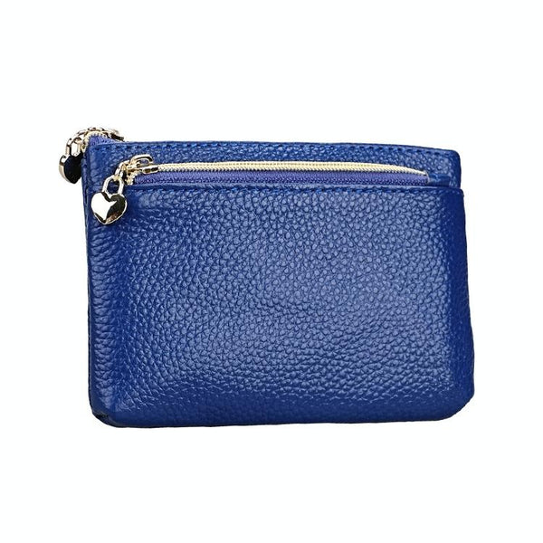 Spacious Litchi Texture Rfid Hand Wallet In Blue For Fashion Accessories Travel Wallets