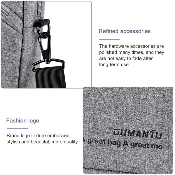 15 Inch Laptop Leather Handbag For Business Briefcase Sapphire Blue Laptop Cases & Bags