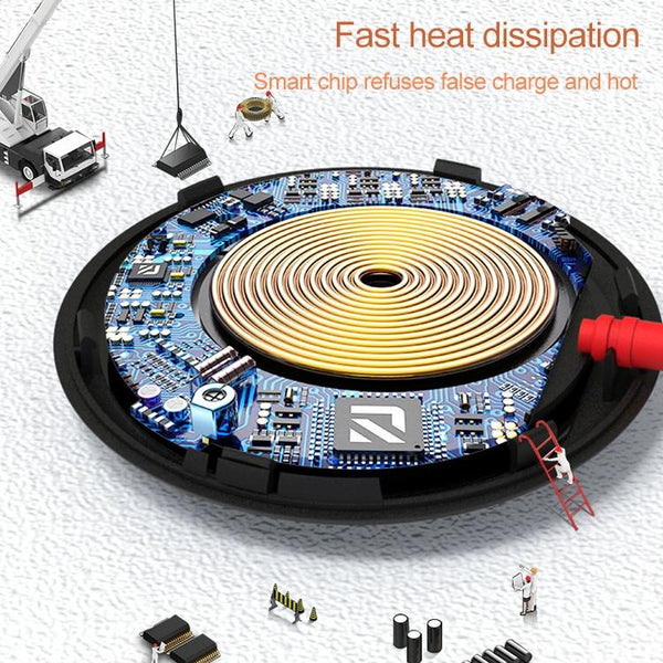 Wireless Fast Charger With Suction Cup 1.5M White Chargers & Cradles