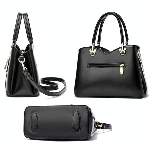 Spacious Texture Handbag Large Capacity Green Women's Bags & Handbags