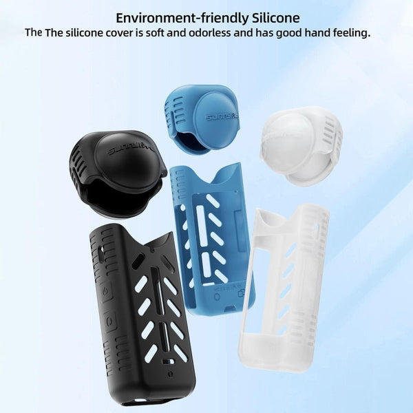 Silicone Shockproof Case And Lens Cover For Insta360 X4 By White Camera Cases Bags & Covers