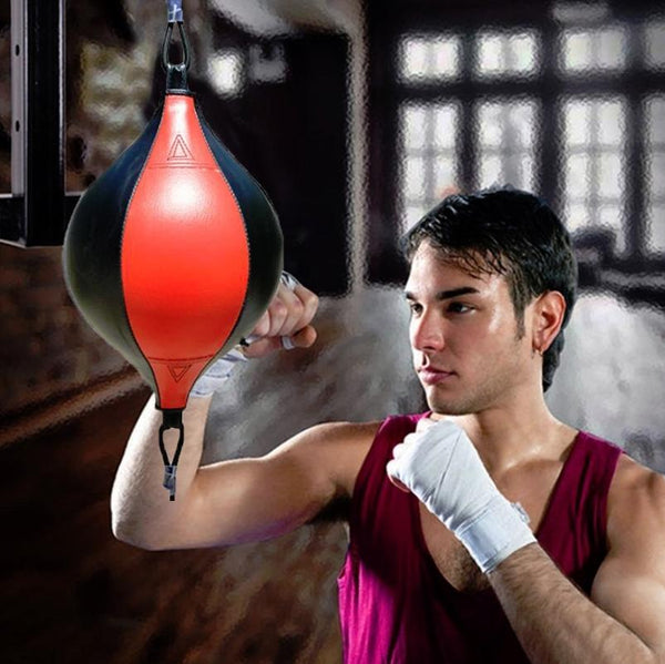 Adult Hanging Speed Ball For Boxing Fitness Free Punching Bag Pear Shape Black Punching Bags