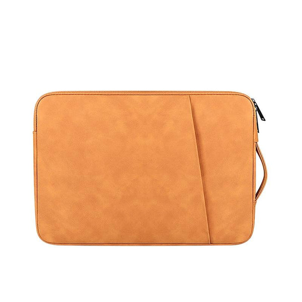 13.3 Inch Sheepskin Notebook Inner Bag Natural Cowhide Yellow Laptop Cases & Bags