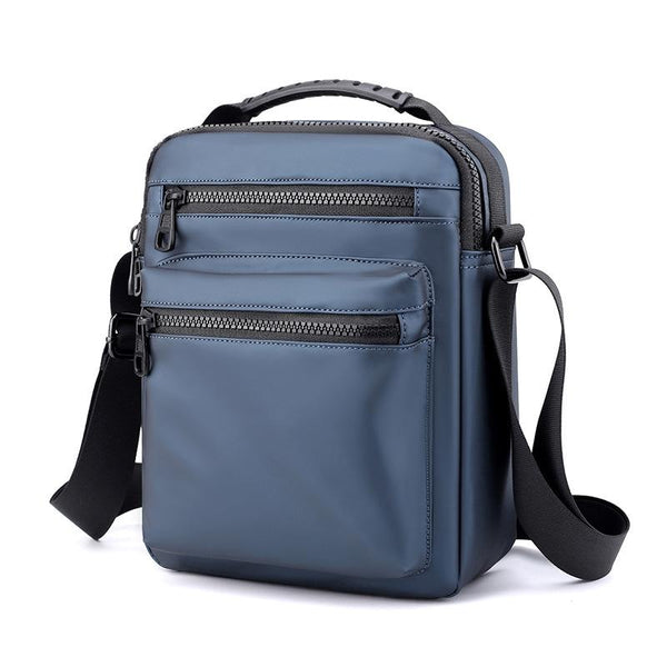 Men Oxford Cloth Crossbody Chest Bag Sporty And Versatile Grey Bags