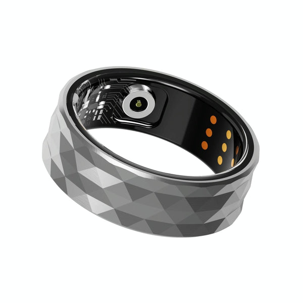 Smart Ring For Health Monitoring And Exercise R12m Size 18 Silver Activity Trackers