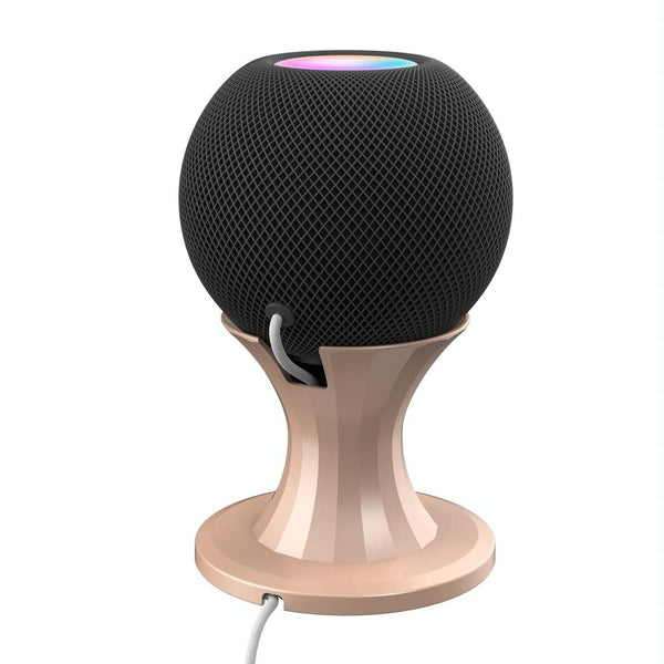 Desktop Bracket For Apple Home Pod Mini Rose Gold Speaker Mounts & Stands