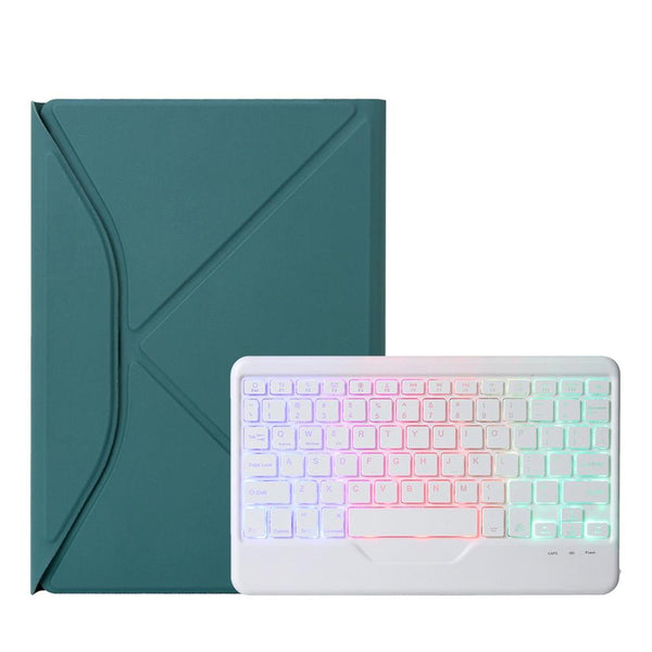 Bluetooth Keyboard Leather Case For Ipad Pro 11 Backlit With Pen Slot Green Keyboards