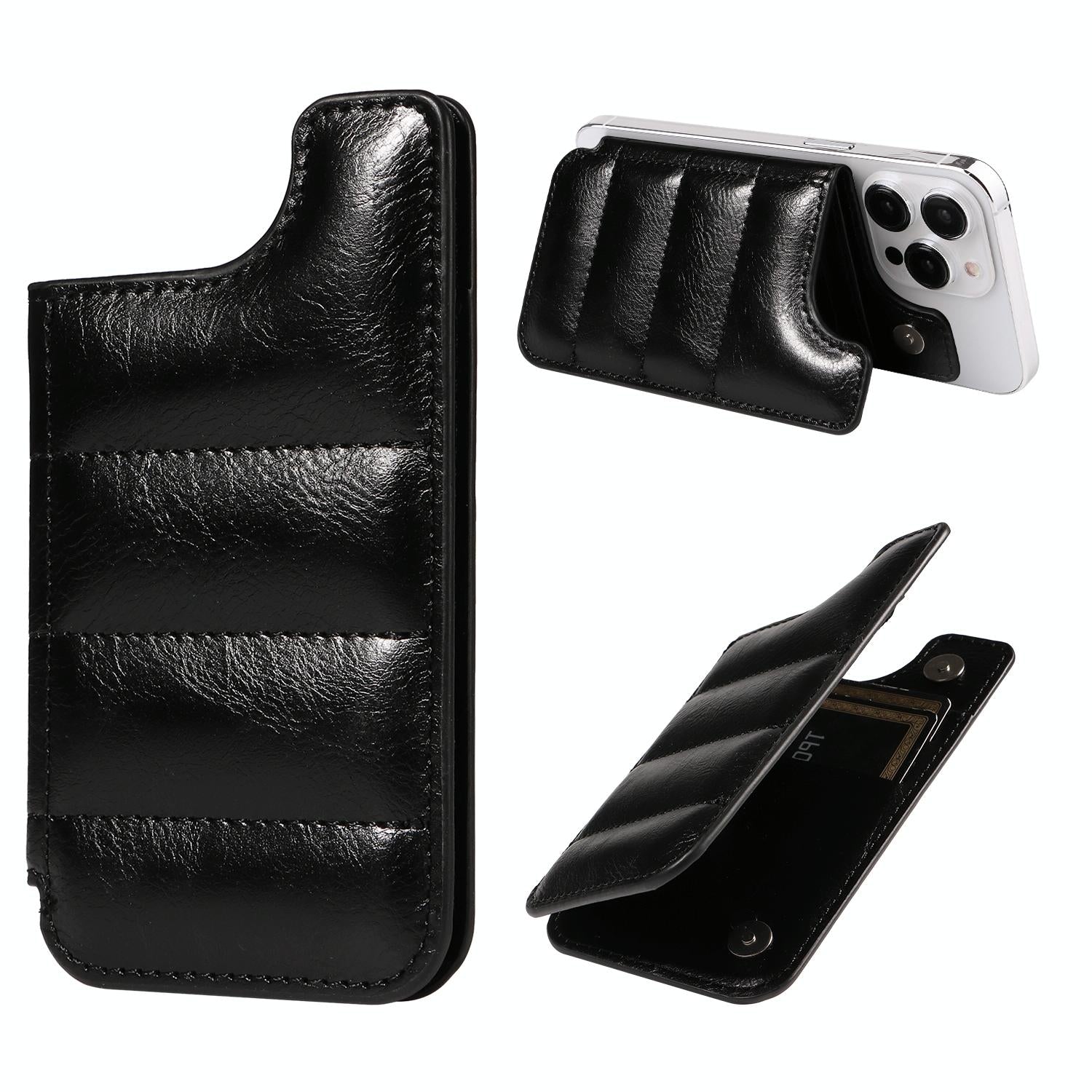 Cow Print Sewing Card Phone Sticker Black Cases Covers & Skins