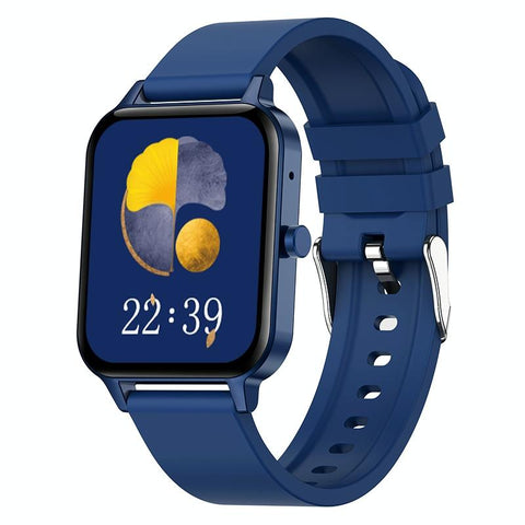 1.69 Inch Ips Touchscreen Ip68 Waterproof Smartwatch With Sleep Heart & Bt Call Blue Smart Watches