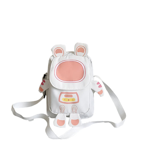 Lightweight Cartoon Crossbody Bag For Students Pink Women's Bags & Handbags