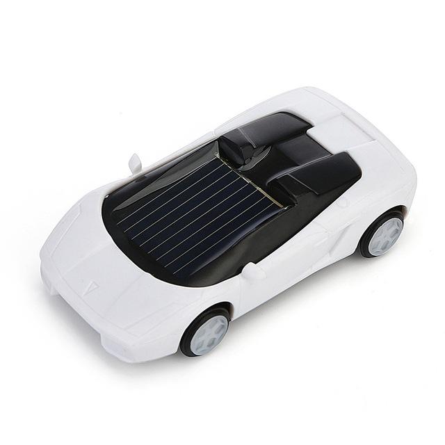 3 Piece Solar Mini Car Racer Toy For Kids Powered By The Sun White Rc Model Vehicles
