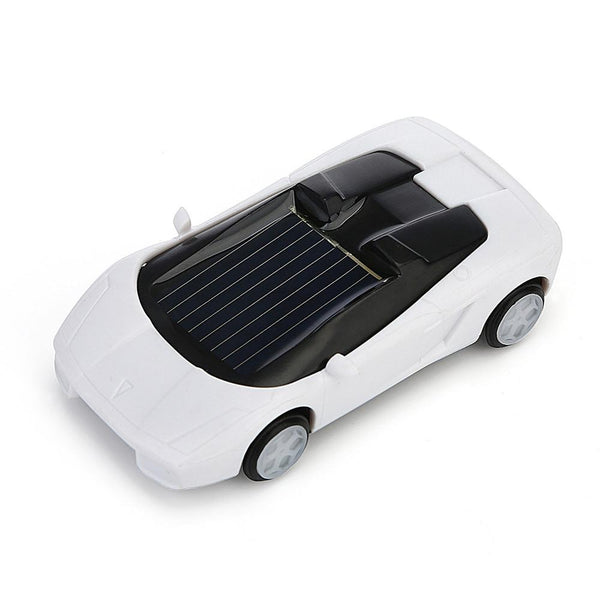 3 Piece Solar Mini Car Racer Toy For Kids Powered By The Sun White Rc Model Vehicles