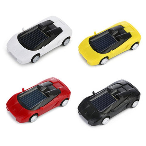 3 Piece Solar Mini Car Racer Toy For Kids Powered By The Sun White Rc Model Vehicles