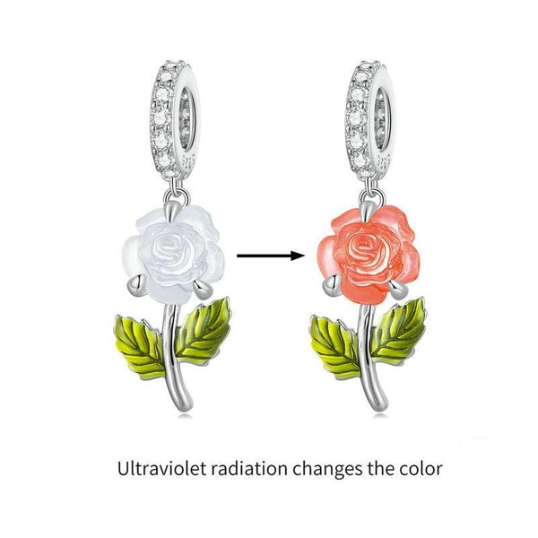 Veile Studios Color Changing Zircon Bead For Jewelry Orange Charms & Pendants