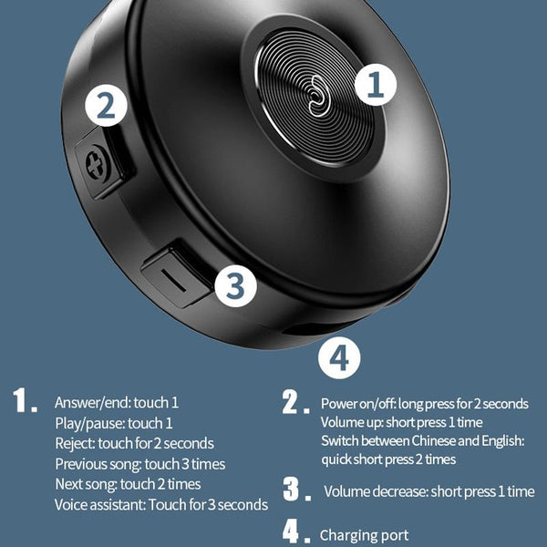 Bluetooth Earphones With Stereo Vibration Red Earbuds