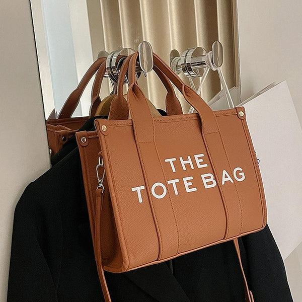 Stylish Pu Leather Crossbody Tote For Women Small Brown Women's Bags & Handbags