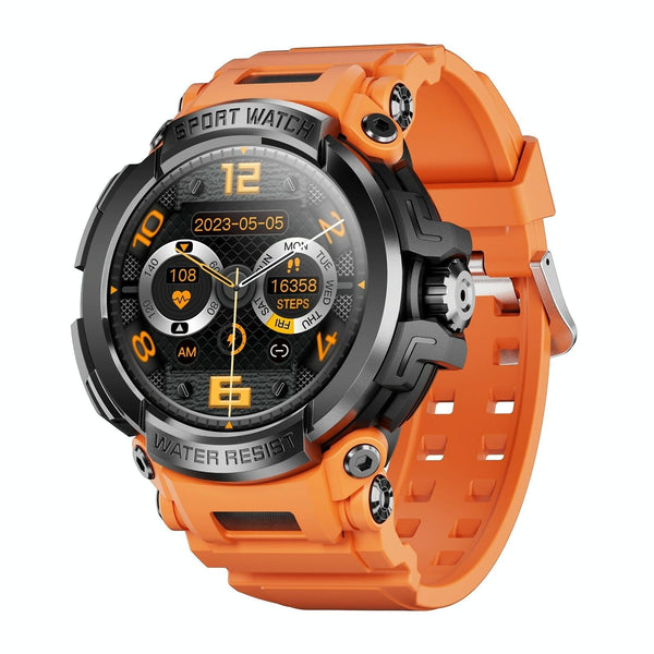 1.5 Inch Colour Screen Bluetooth Smart Watch Health & Sports Monitoring Orange Smart Watches