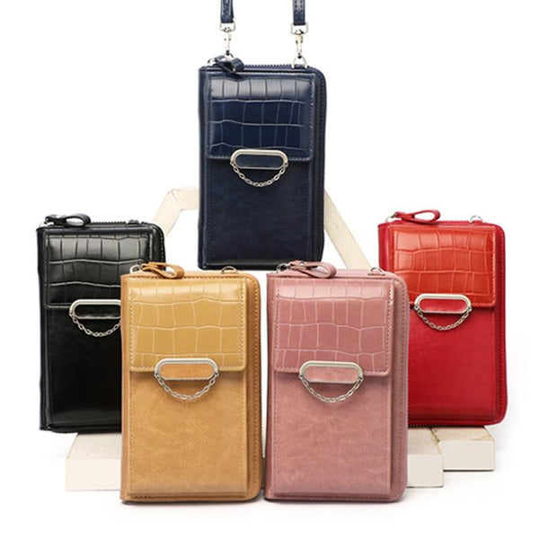 Versatile Women Crossbody Wallet For Phones Apricot Wallets