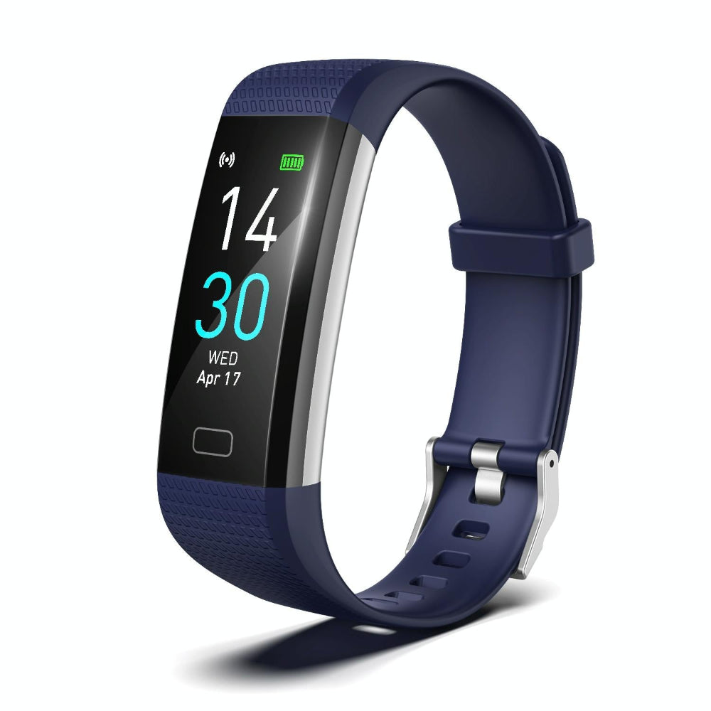 Waterproof Fitness Tracker Watch With Heart Rate Monitor In Royal Blue Fashion Smart Watches