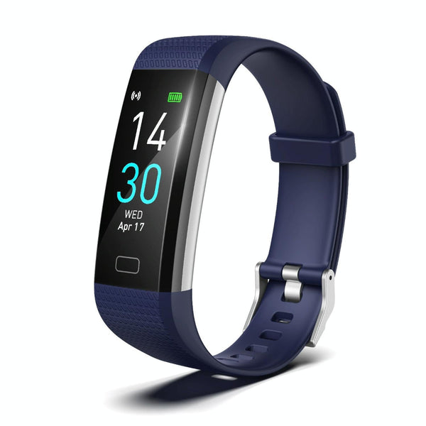 Waterproof Fitness Tracker Watch With Heart Rate Monitor In Royal Blue Fashion Smart Watches