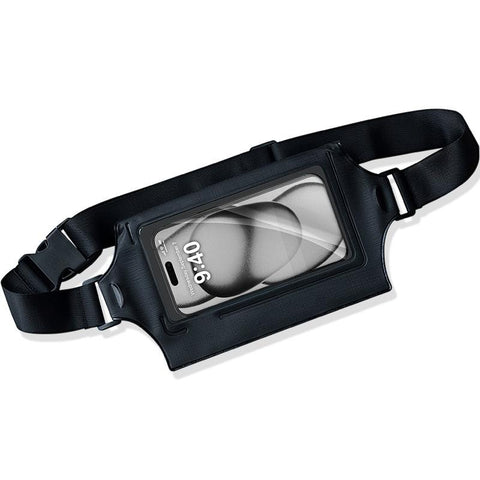 Waterproof Waist Bag For Mobile Phone And Sports Black Waist Packs & Bags