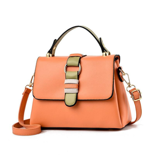 Versatile Small Square Handbag For Women Orange Women's Bags & Handbags