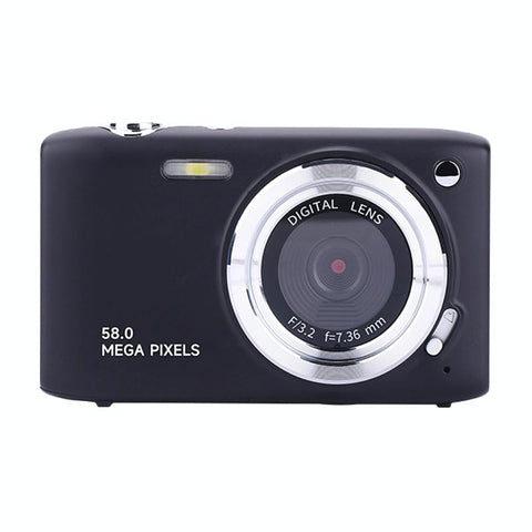 16X Zoom Hd Digital Camera With 2.88 Ips Screen_Black Digital Cameras