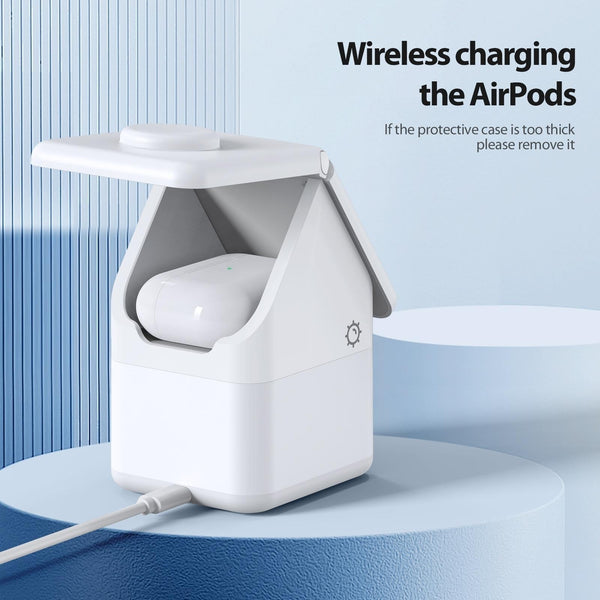 4 In 1 15W Magnetic Wireless Charger White Chargers & Cradles