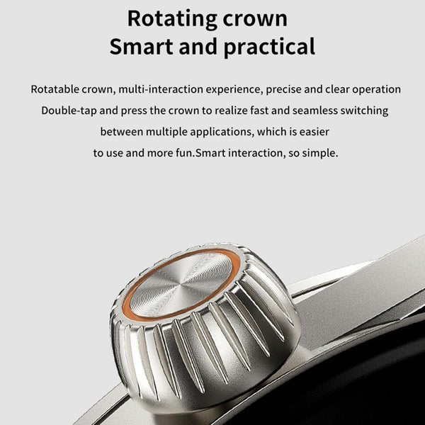 1.43 Inch Bt5.1 Smart Sport Watch With Health Monitoring Grey Smart Watches