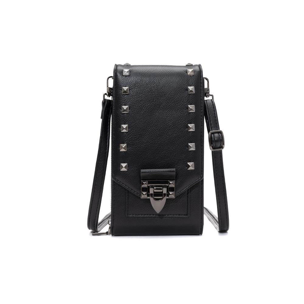 Diamond Rivet Shoulder Bag For Mobile Phones Black Bags