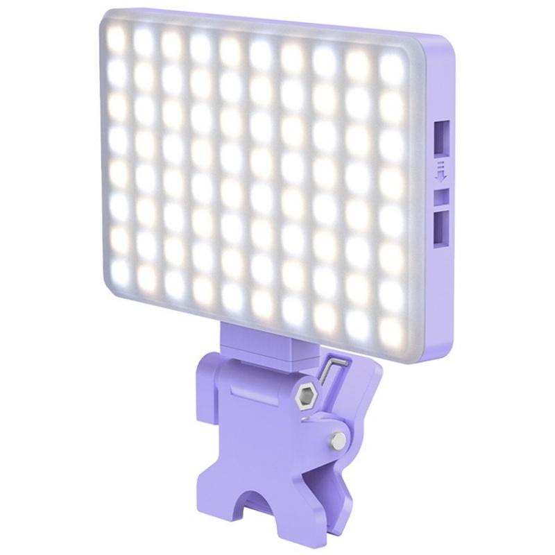Led Fill Light For Phone Laptop And Video Conferencing Purple Selfie Lights