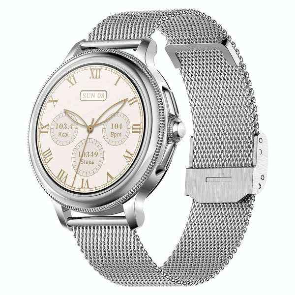 Smart Wristband With Waterproof Heart Rate And Blood Pressure Monitoring Silver Activity Trackers