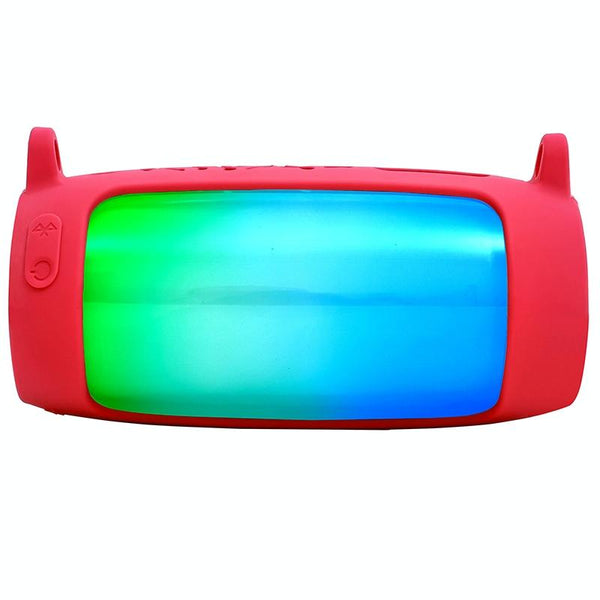 Shockproof Silicone Protective Case For Jbl Pulse4 With Carabiner & Lanyard Rose Red Cases Covers & Skins