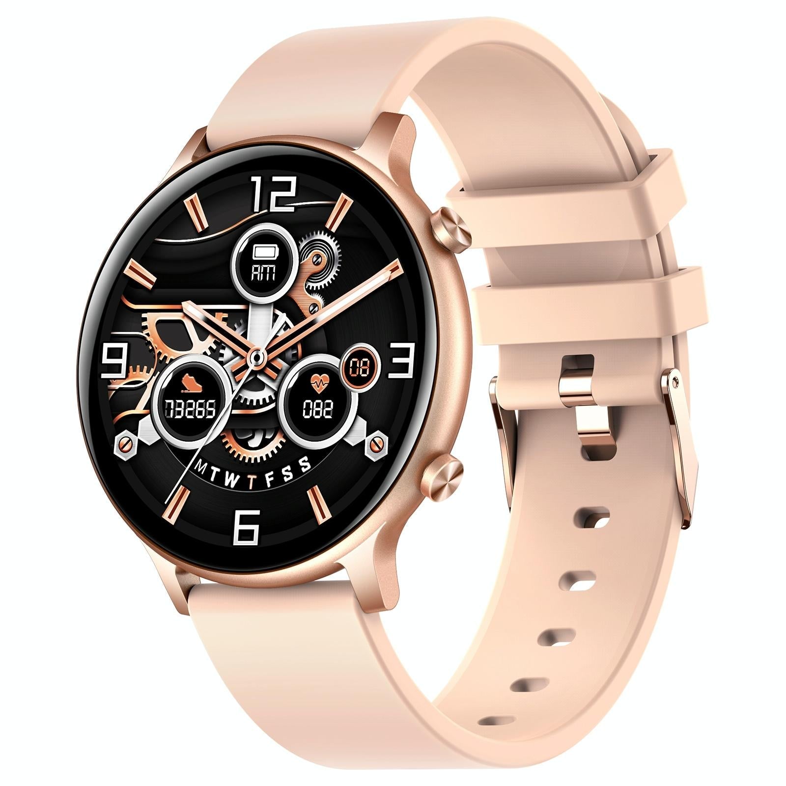 1.32 Inch Waterproof Smart Watch With Bluetooth Calling & Sleep Monitoring Pink Smart Watches