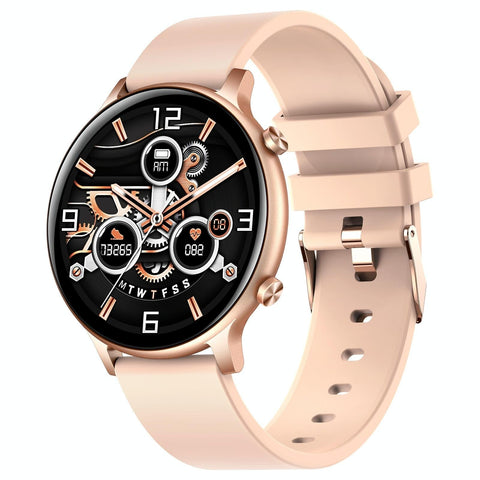 1.32 Inch Waterproof Smart Watch With Bluetooth Calling & Sleep Monitoring Pink Smart Watches