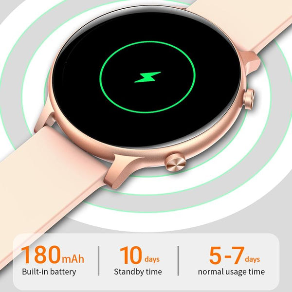 1.32 Inch Waterproof Smart Watch With Bluetooth Calling & Sleep Monitoring Pink Smart Watches