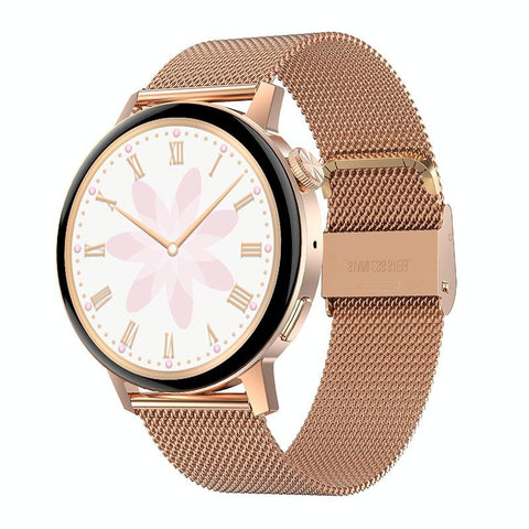 Smart Steel Watch With Colour Screen Gold Smart Watches