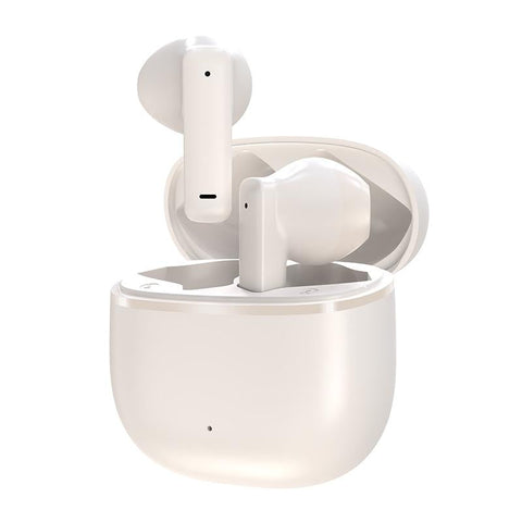 Wireless Bluetooth Earphones With Hd Noise Reduction For Gaming And Sports Skin Colour Earbuds