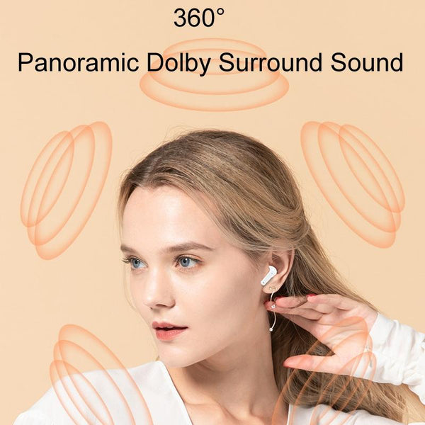Wireless Bluetooth Earphones With Hd Noise Reduction For Gaming And Sports Skin Colour Earbuds