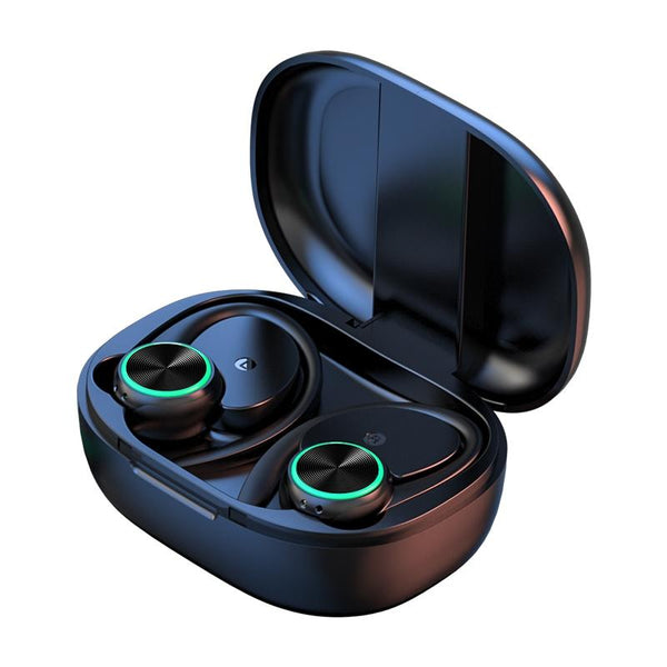 Wireless Bluetooth Earphones With Charging Bin And Digital Display Pink Earbuds