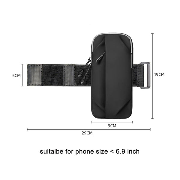 Multi Function Crossbody Bag For Outdoor Sports Fits Mobile Phones Men And Women Black Bags