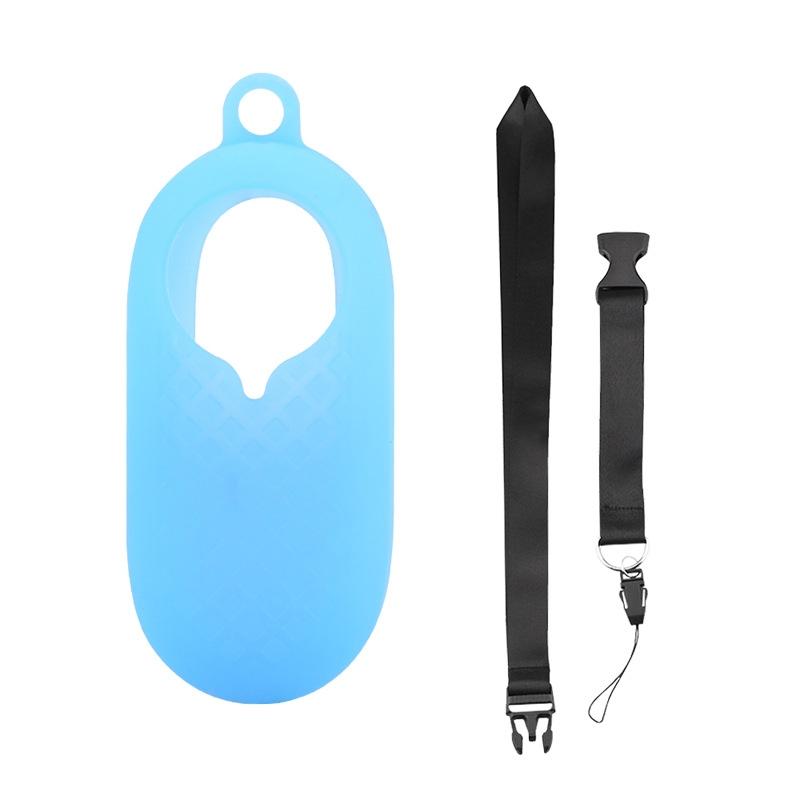 Silicone Camera Case Set With Lanyard For Insta360 Go2 Audio Video Accessory Camera Cases Bags & Covers